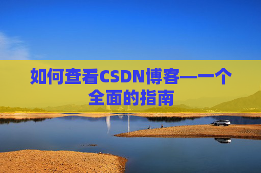 如何查看CSDN博客—一个全面的指南